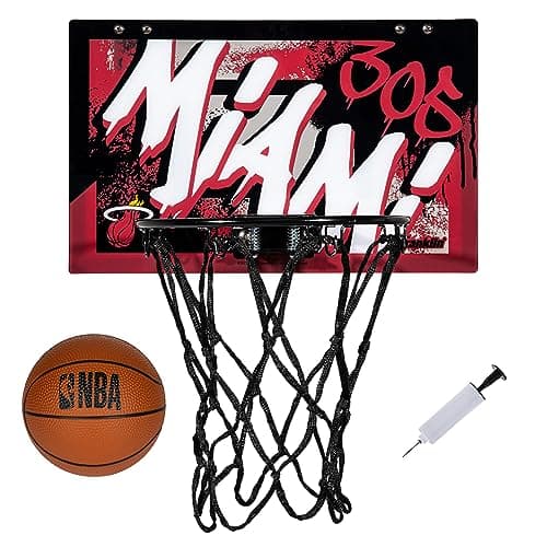 Miami Heat Over The Door Basketball Hoop