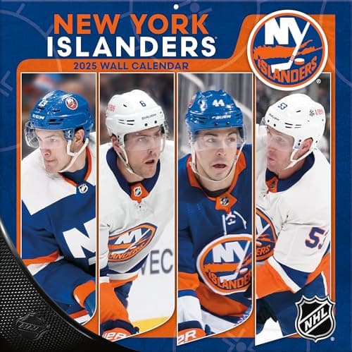 New York Islanders 2025 Wall Calendar