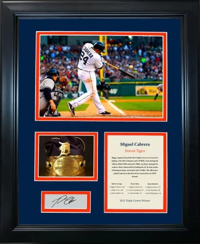 Miguel Cabrera Triple Crown Photo Collage