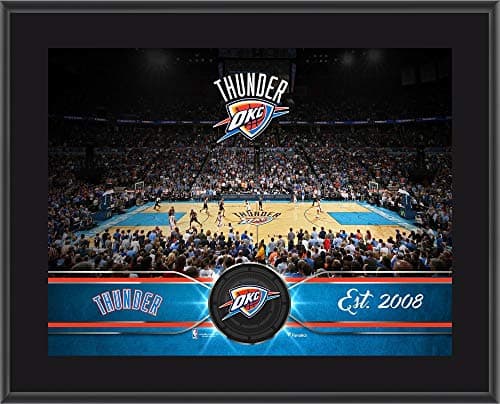 Oklahoma City Thunder Team Stadium Plaque