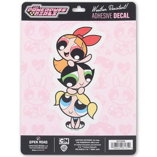 Powerpuff Girls Adhesive Vinyl Decal