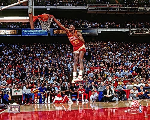 Dominique Wilkins 1988 Slam Dunk Photograph