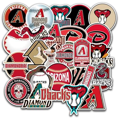 Arizona Diamondbacks Baseball Sticker Set