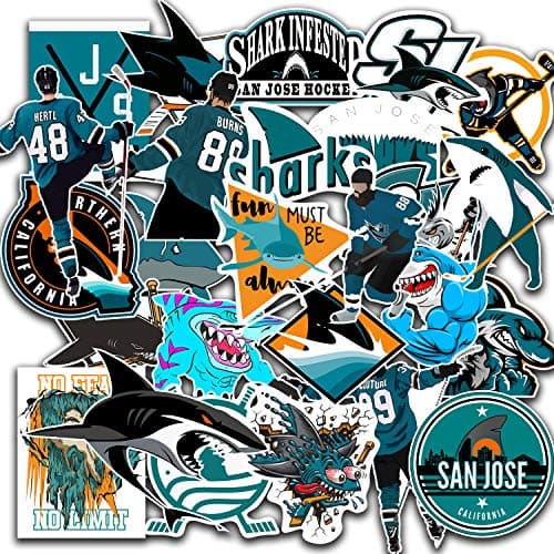 San Jose Sharks Vinyl Sticker Pack