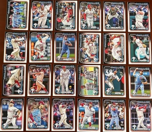 Phillies 2024 Topps Complete Card Set