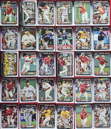 Boston Red Sox 2024 Topps Card Set