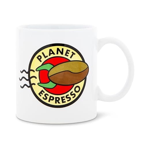 Futurama Planet Espresso Ceramic Mug