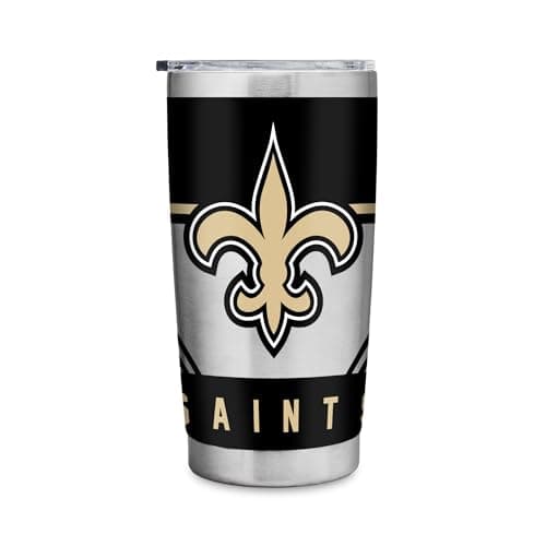 New Orleans Saints 20 oz Stainless Steel Tumbler