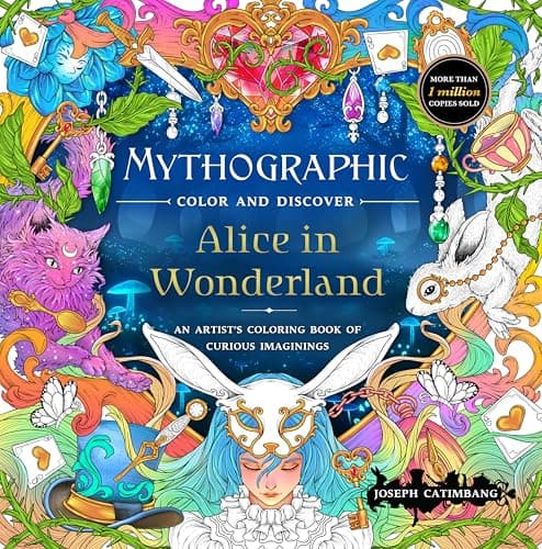 Mythographic Alice in Wonderland Coloring Book