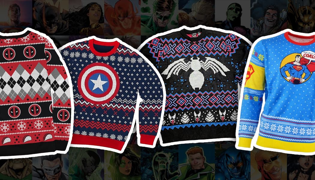 Superhero Ugly Sweaters Gift Guide