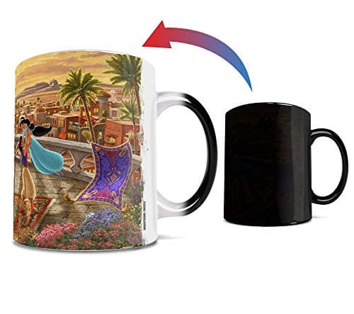 Aladdin and Jasmine heat-reveal mug