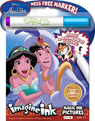 Aladdin Imagine Ink activity book