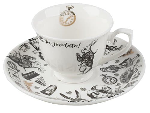 V&A Alice in Wonderland Espresso Cup and Saucer