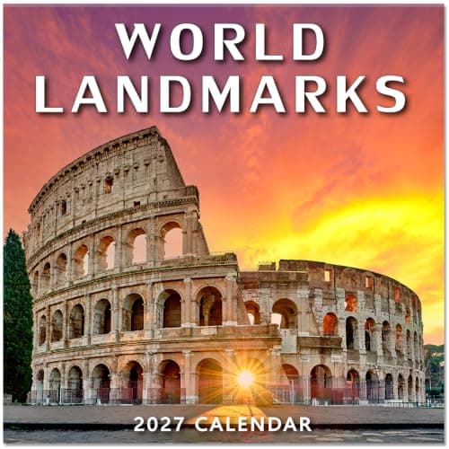 2027 Global Architecture wall calendar