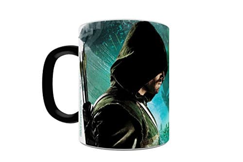 Arrow heat-activated ceramic mug