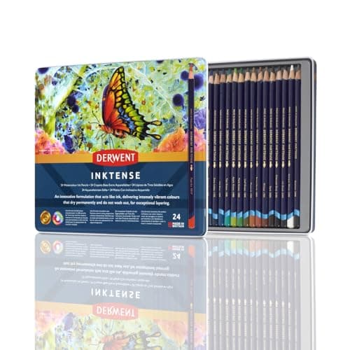 Derwent Inktense pencils, set of 24
