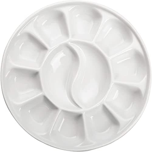 MEEDEN 12-well porcelain paint palette