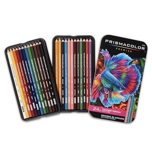 Prismacolor Premier colored pencils, 24-count