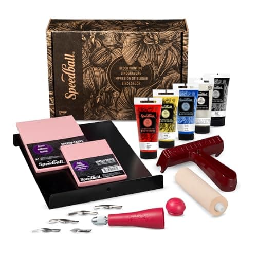 Speedball deluxe block-printing kit