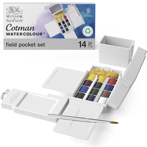 Winsor & Newton Cotman watercolor field pocket set