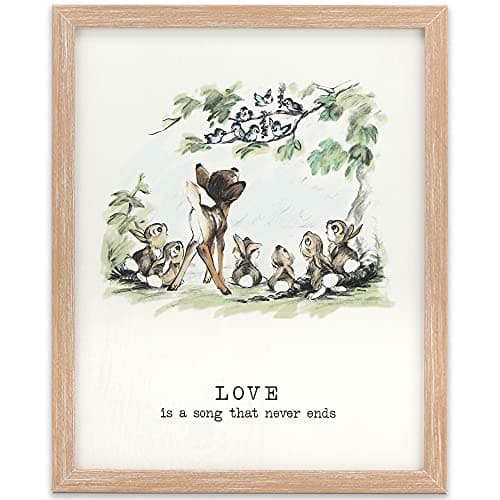 Bambi framed wall decor