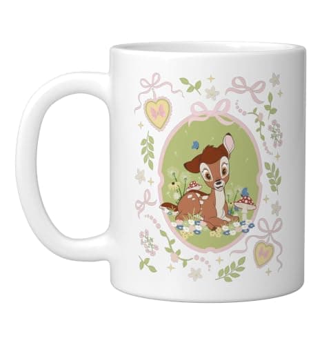 Bambi spring floral ceramic mug