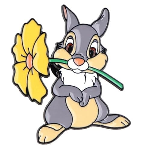 Thumper metal-enamel pin