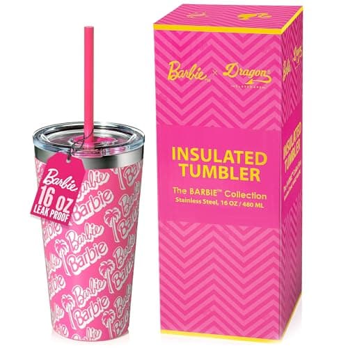 Barbie Insulated Tumbler with Straw