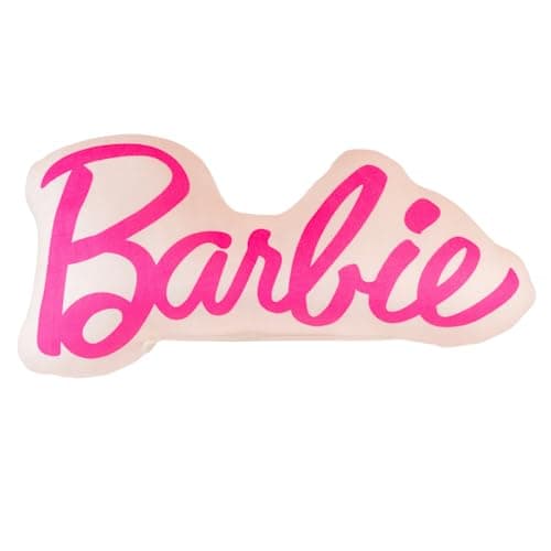 Barbie Movie Plush Logo Pillow