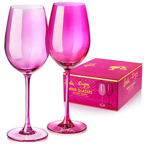 Barbie Movie Wine Glass Set