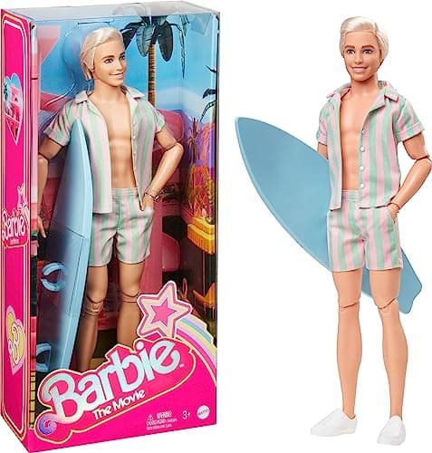 Ken Doll in Beach Set with Surfboard