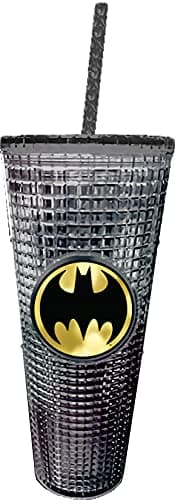 Batman Diamond Cup with Straw