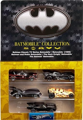 Hot Wheels Batman Batmobile Set - 5 Replicas