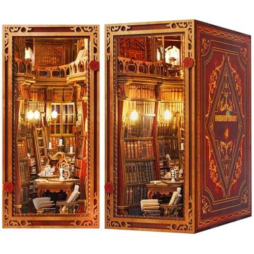DIY Enchanted Library book nook