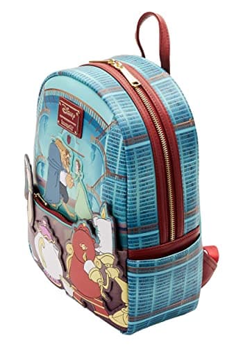 Loungefly Beauty and the Beast Library Scene mini backpack