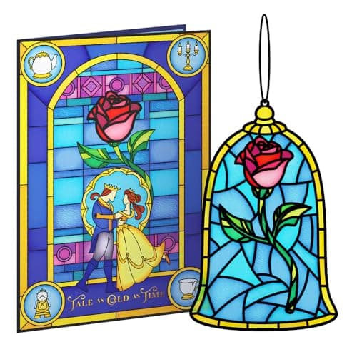 Tale as Old as Time suncatcher card