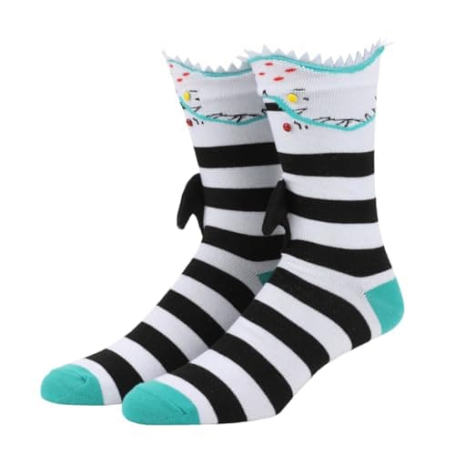 Beetlejuice Sandworm Crew Socks