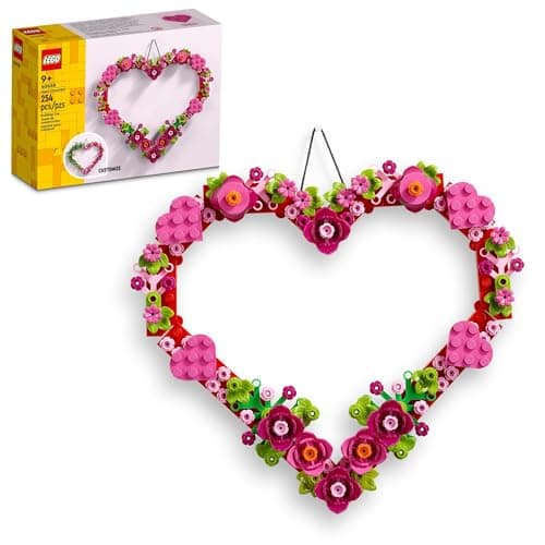 LEGO Heart Ornament Building Set