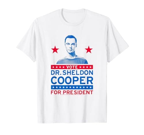 Sheldon Cooper for President T-shirt