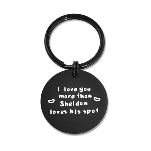 Sheldon’s-spot keychain