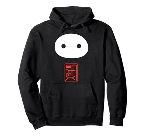 Baymax Face Kanji Hoodie