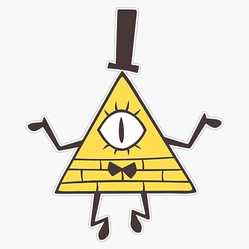Bill Cipher Vinyl Sticker