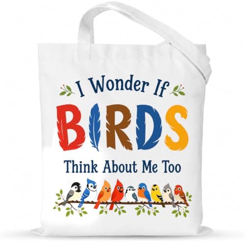 Bird-quote canvas tote bag