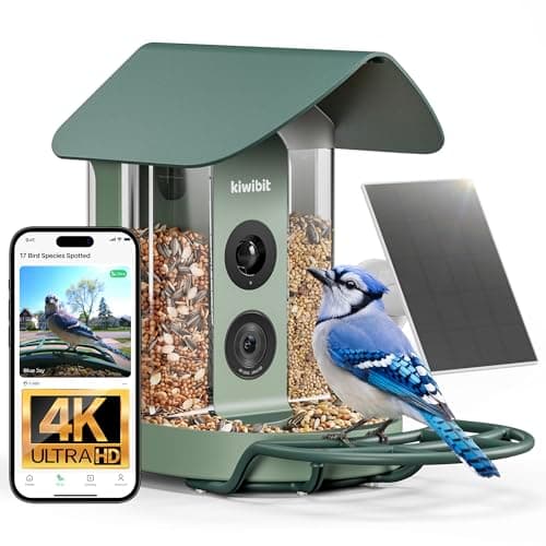 Kiwibit bird feeder with camera