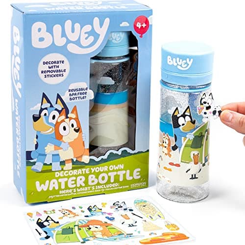 Bluey Decorate-Your-Own Water Bottle