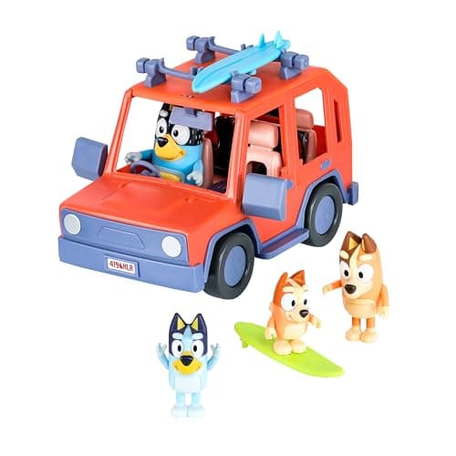 Bluey Heeler Family 4WD Vehicle Set