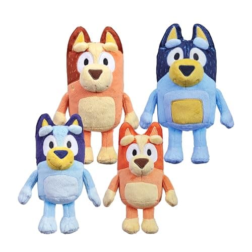 Bluey Heeler Family Plush Set