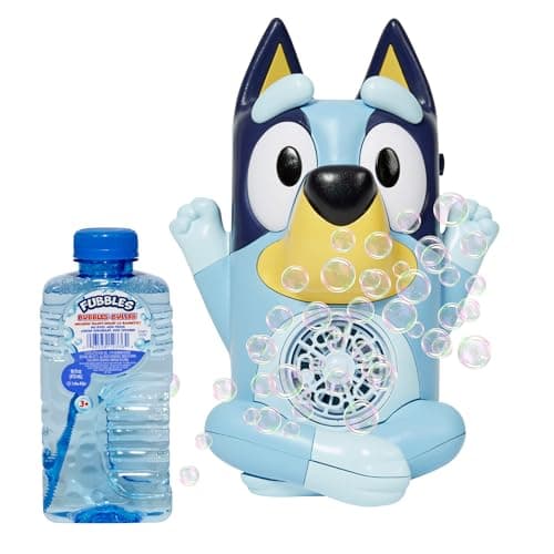Bluey No-Spill Musical Bubble Machine