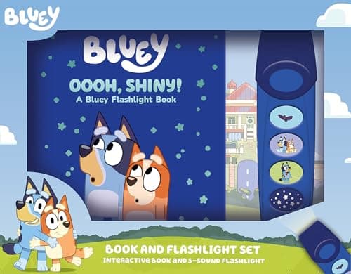 Bluey Oooh, Shiny! Flashlight Sound Book