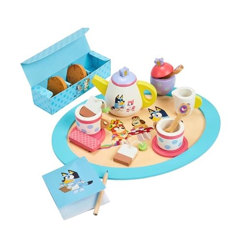 Bluey Wooden Tea Party Set